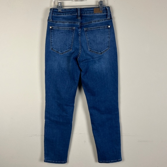 Judy Blue Women Boyfriend Fit Jeans Distressed Sz 0/24 Light Wash Blue - Picture 6 of 12